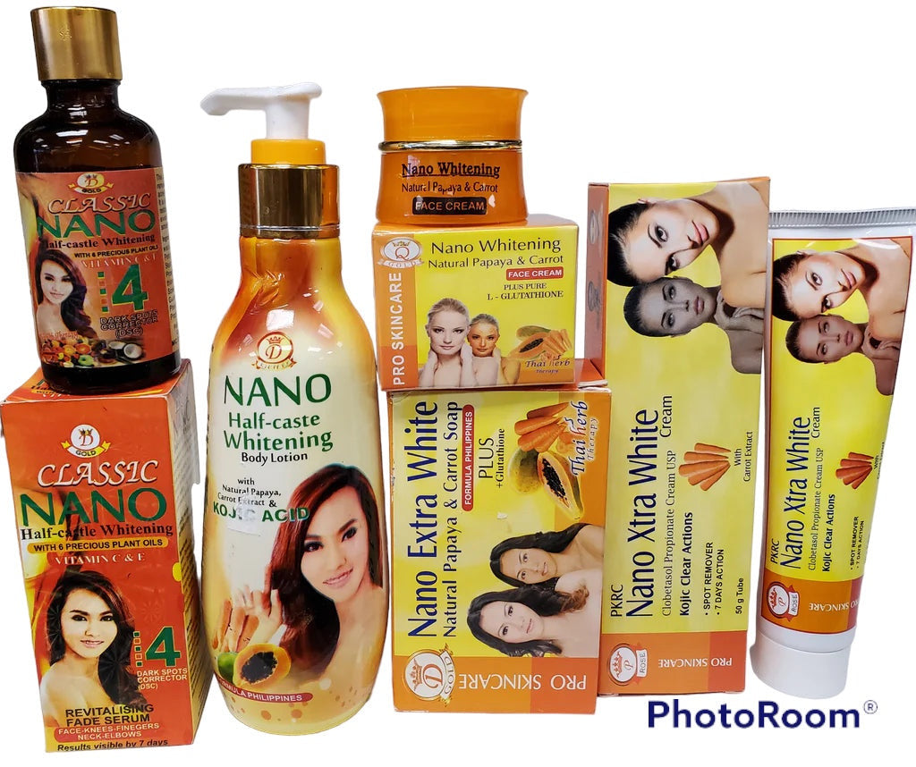 nano extra white plus glutathione X 3 soap ORIGINAL Natural papaya & Carrot soap. face Trendy Africa Boutique Nano Extra White Papaya &