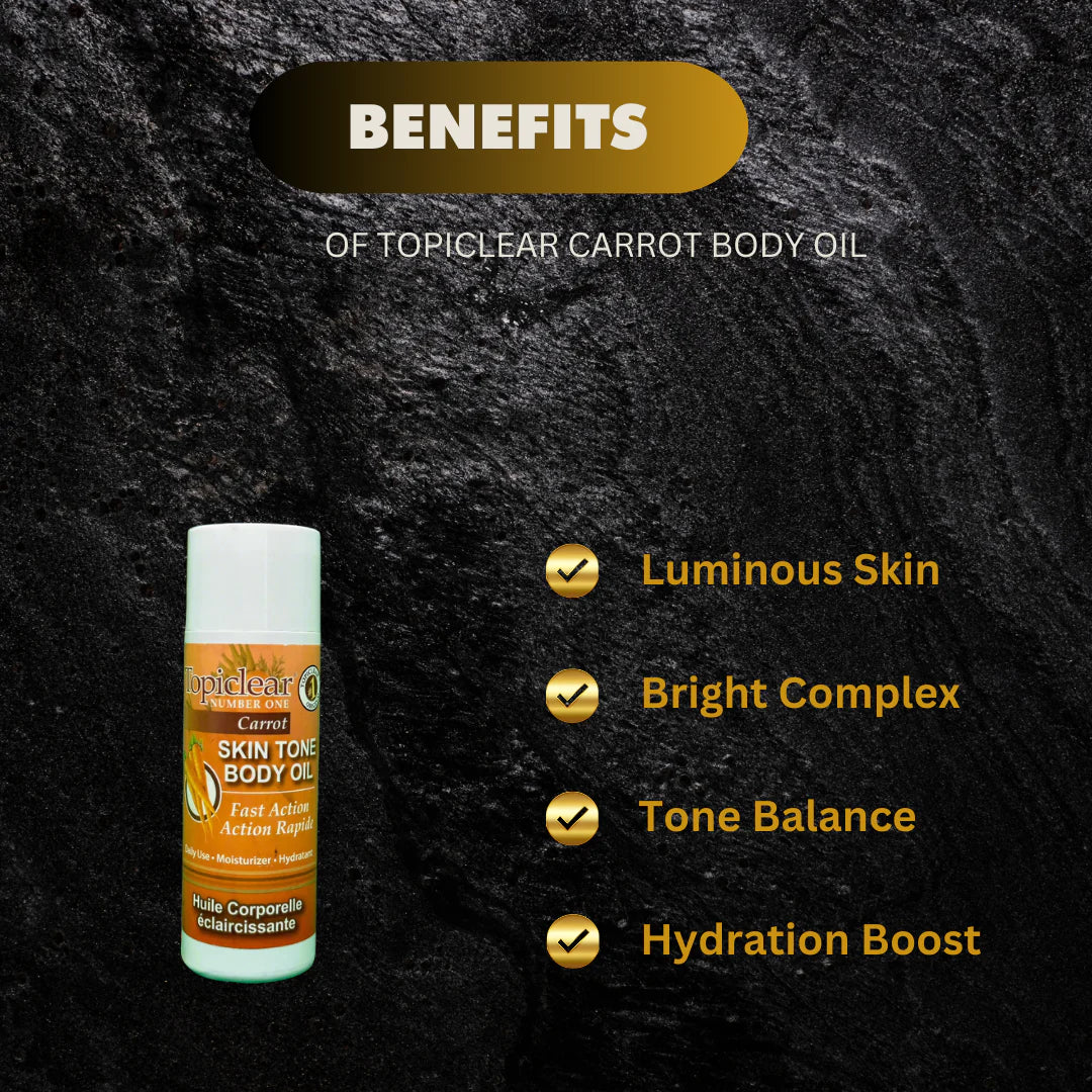 TOPICLEAR Carrot Body Oil 6 oz