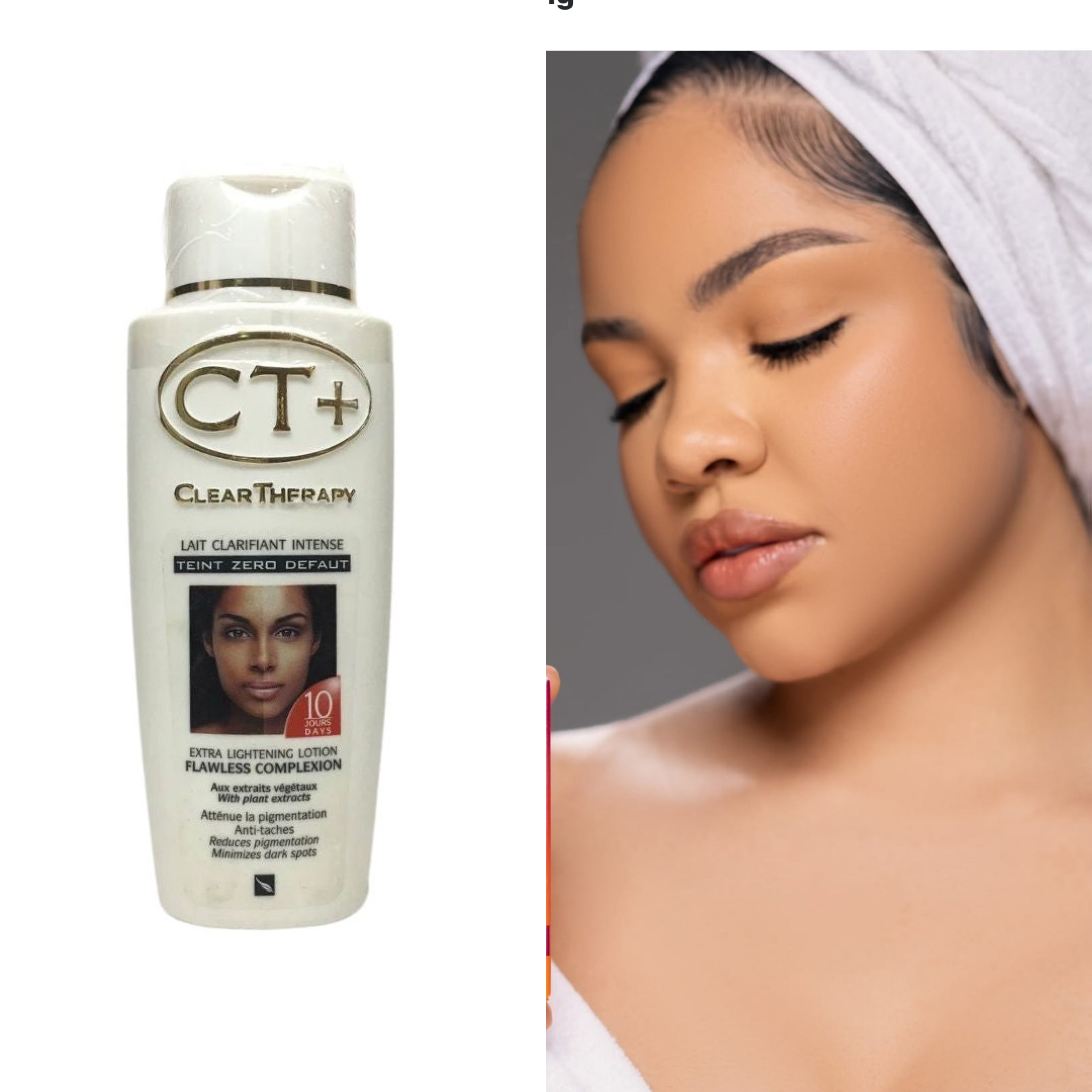 CT+ Clear Therapy Extra Lightening Large Lotion 16.9oz / 500ml