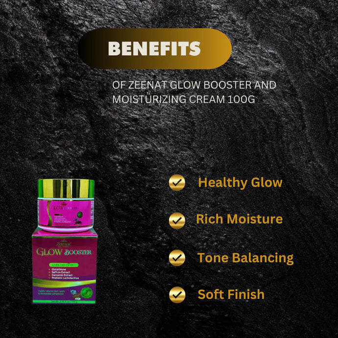 Zeenat Glow Booster Lightening And Moisturizing Cream 100g