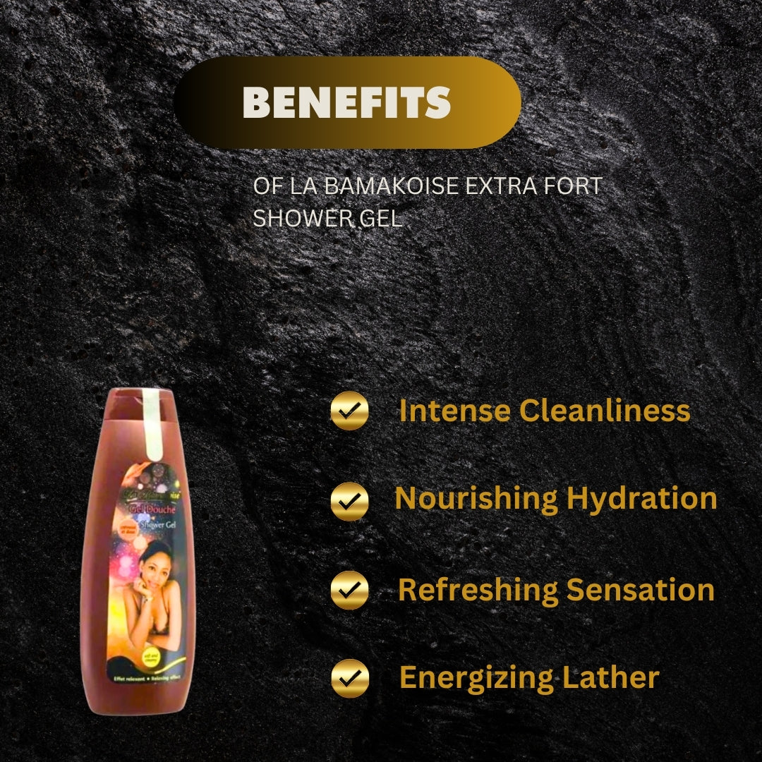 La Bamakoise Shower Gel Gel Douche 750ml(Brown) 750ml/25oz