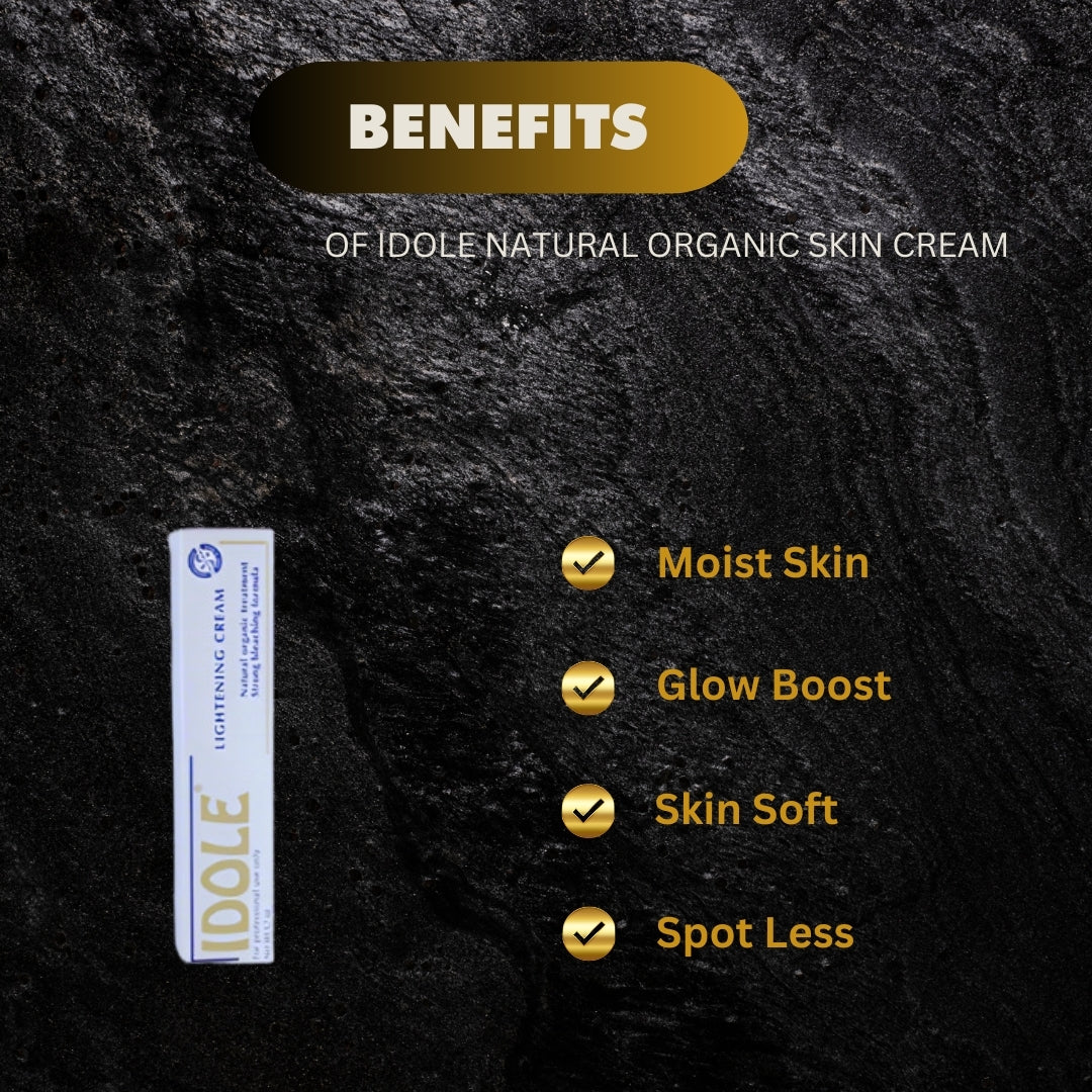 IDOLE Natural Organic Treatment Lightening Cream (Pack of 3)