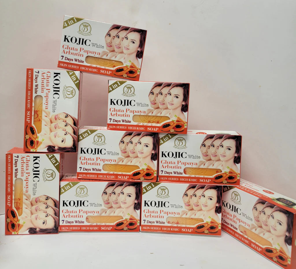 D-ne Gold #835 KOJIC white Gluta Collagen super AHA 4 in 1 soap 5.30oz / 160gr