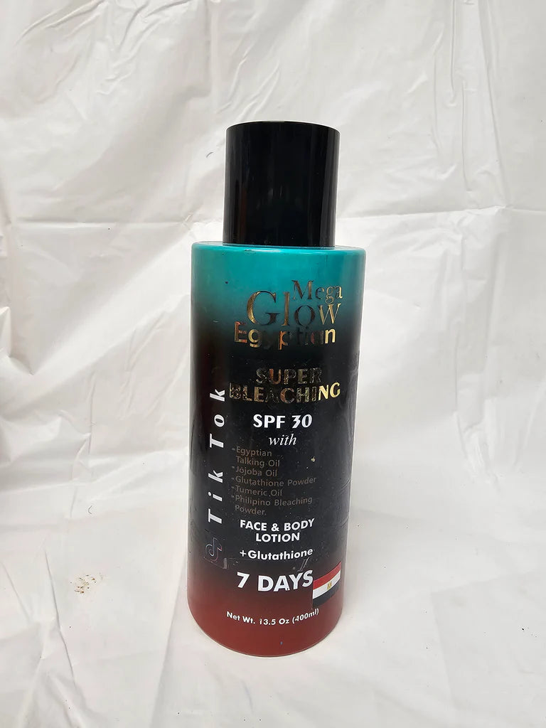 Mega Glow Egyptian super spf30 face & Body 400ml