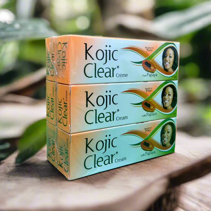 Authentic Kojic Clear Papaya Cream Natural (3 PACK)