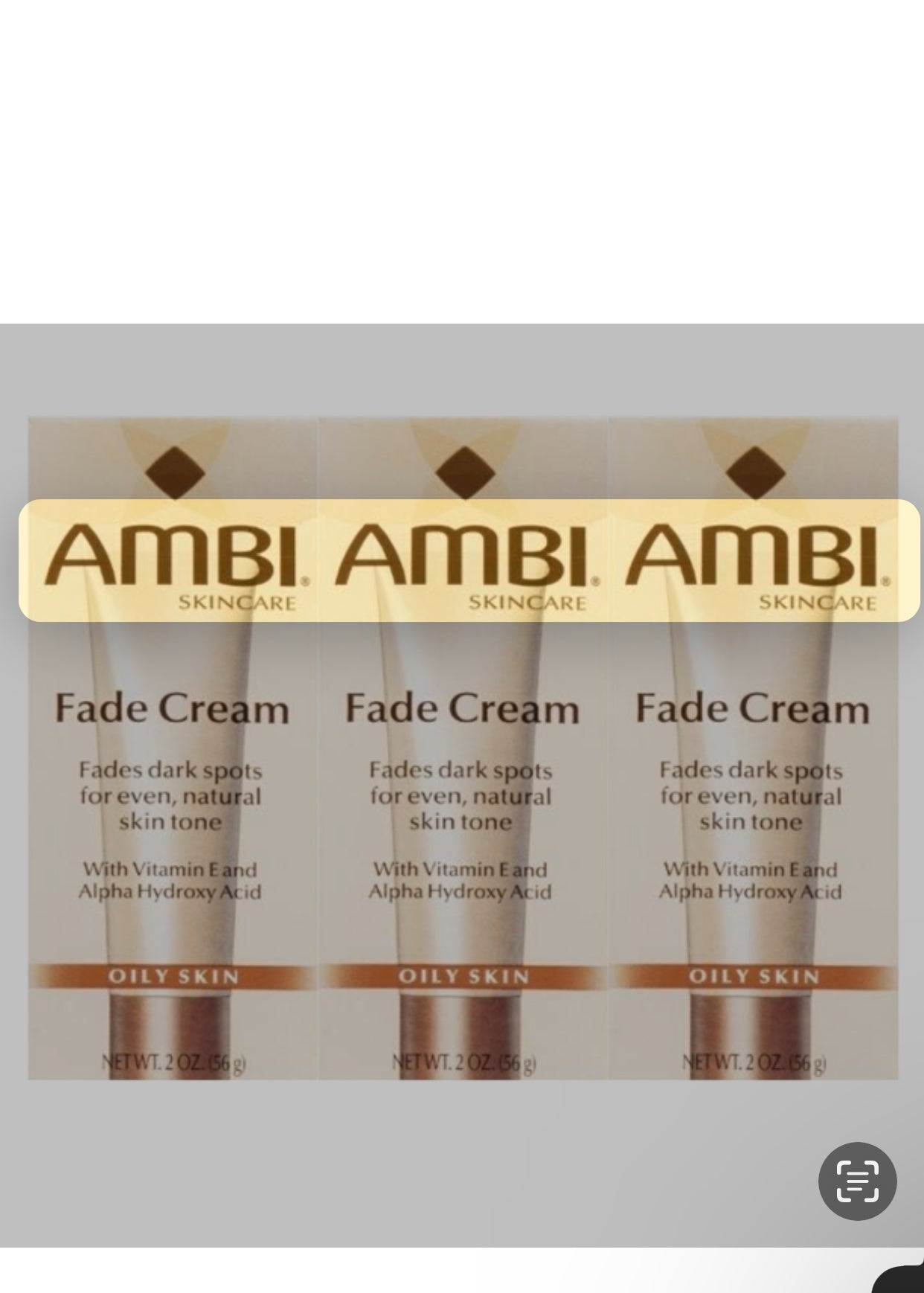 Ambi Even & Clear Fade Cream X1 TUBE