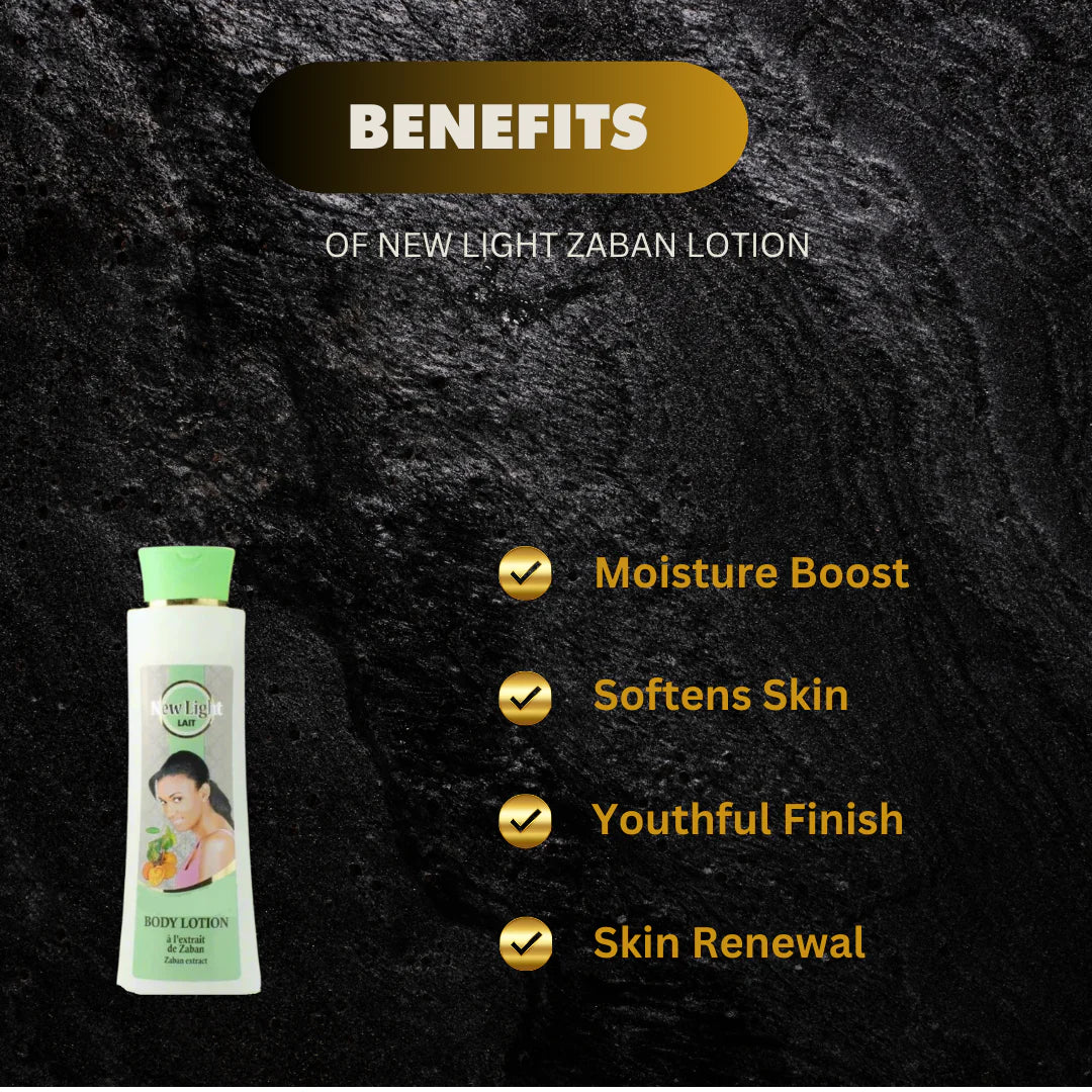 NEW LIGHT WHITENING BODY LOTION + TUBE CREAM