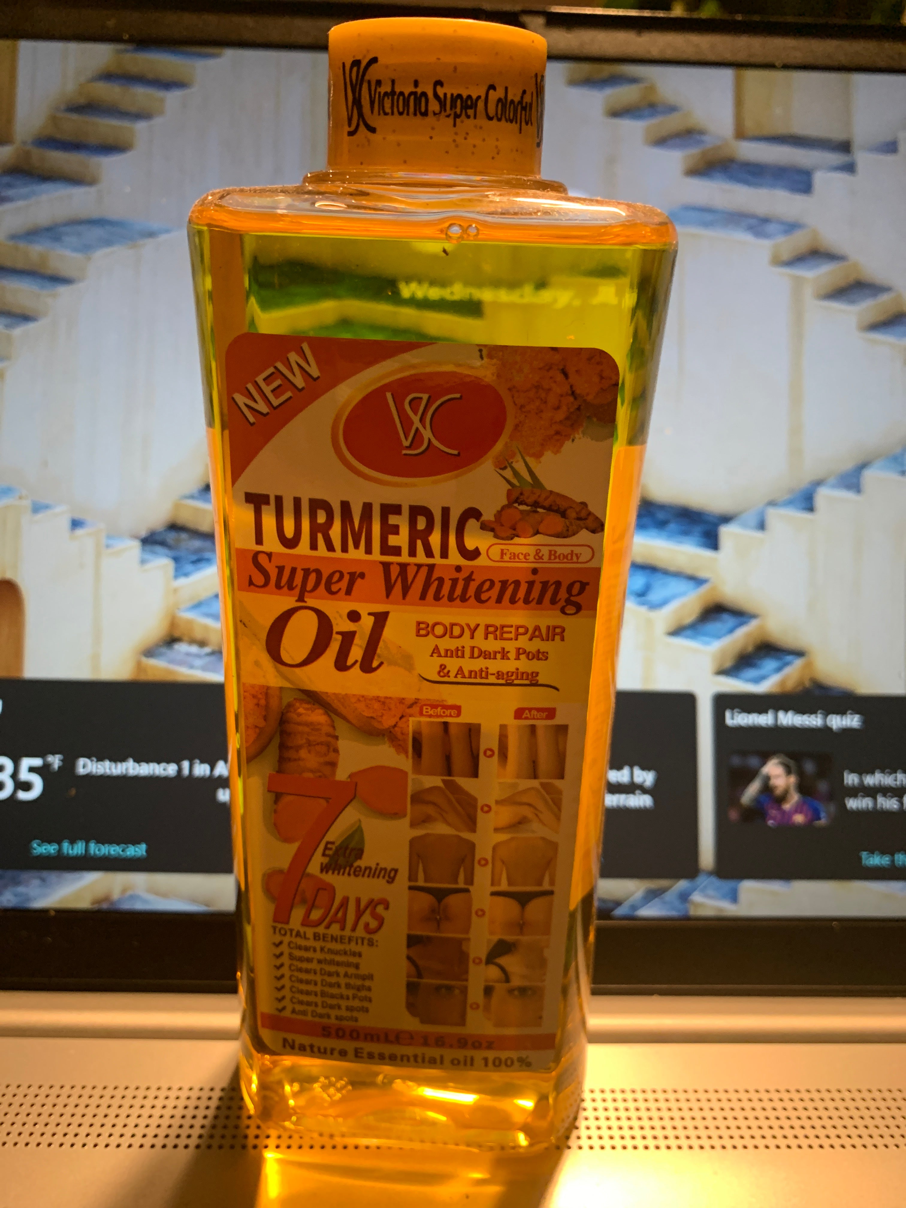 VSC TURMERIC Super Whitening Oil 7 Days 16.9oz / 500ml