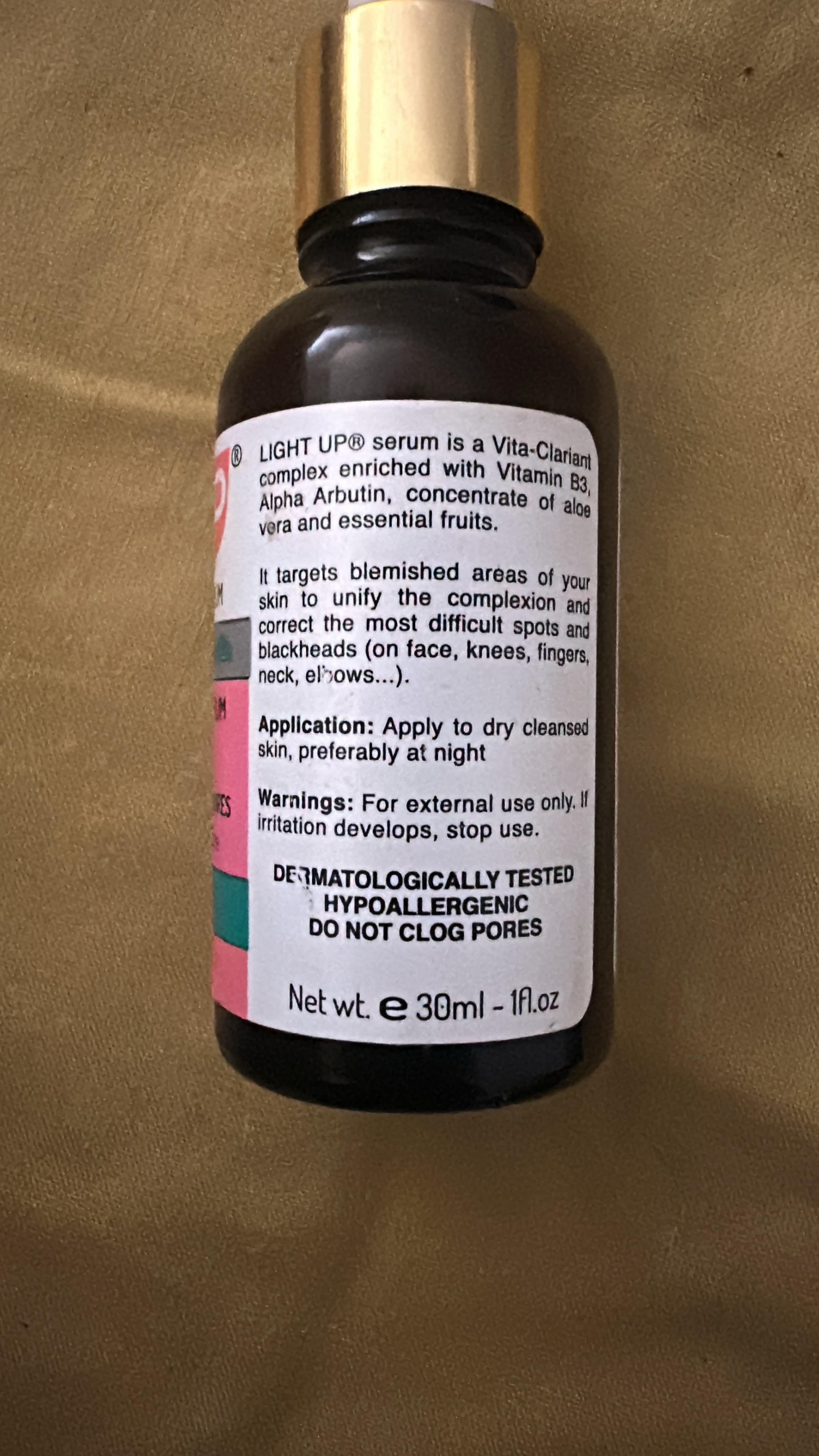 Light Up Dark Spots Skin EVEN TONE Serum • 30 ml (1 oz)