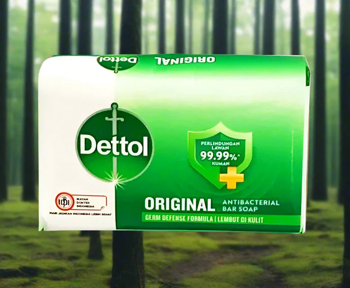 Dettol Original Anti-bacterial Hygiene Hand & Body Soap 105 g (12 Pack)