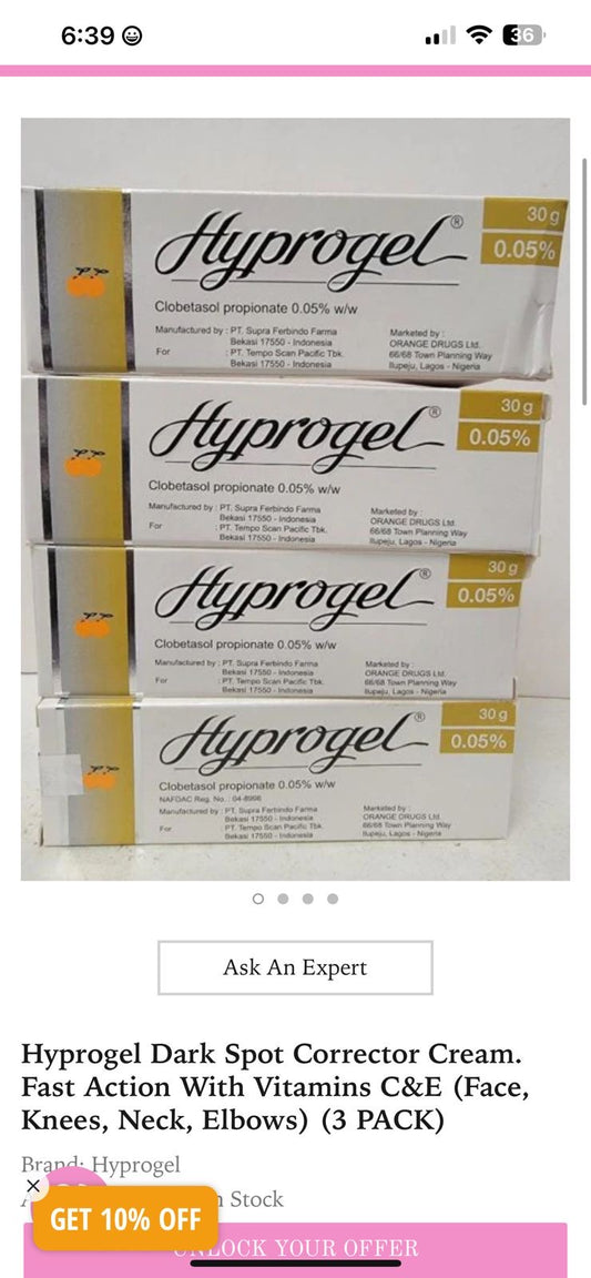 Hyprogel Fast Action Tube Gel – 1 oz (30 g) Each, Pack of 2