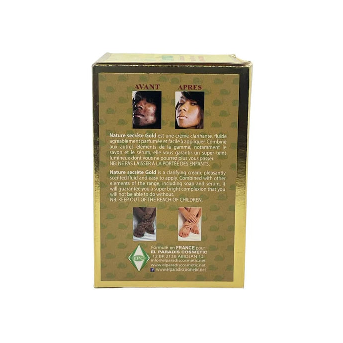 Nature Secrete Super Lightning Moisturizing Body Jar Cream(Gold) 10oz/300ml - Kismet Beauty Brands