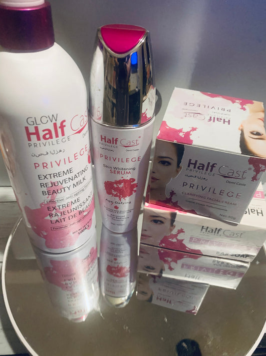 Glow Halfcast Extra Fairness Clarifying Brightening Beauty Milk – Ultimate Set