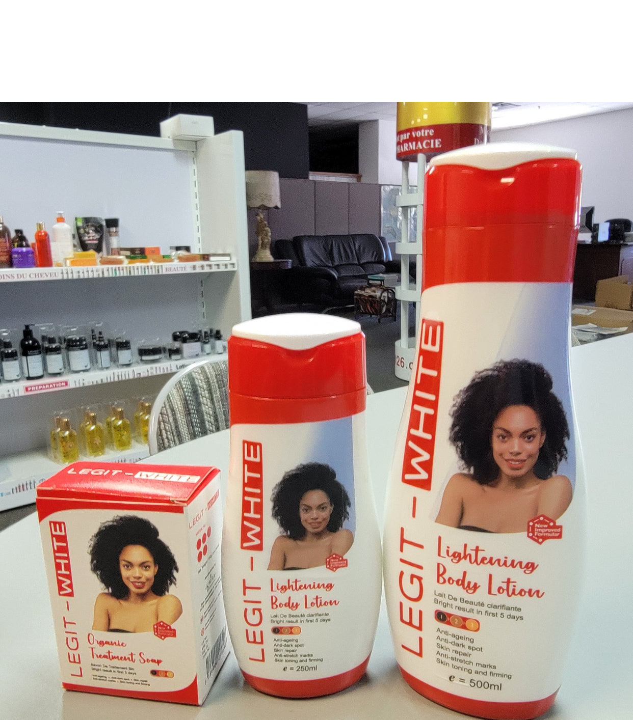 LEGIT WHITE Lightening Body Lotion SMALL 250ML