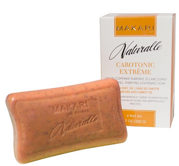 Makari Naruralle Carotonic Exfoliating Soap with Carrot Oil SPF15 7oz / 200 g Makari