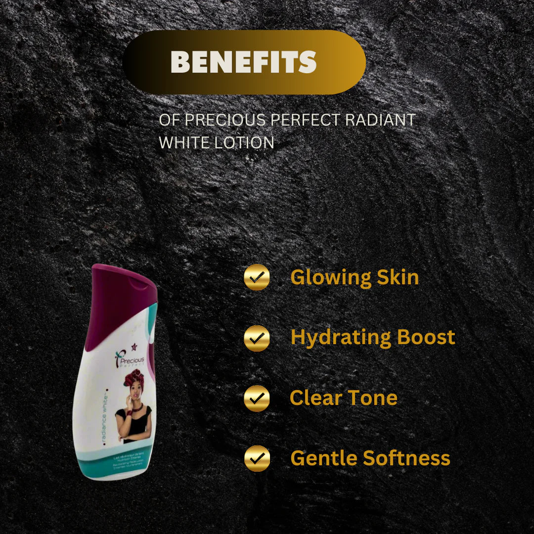 PRECIOUS PERFECT RADIANT WHITE BODY LOTION + SOAP + SERUM 250ML