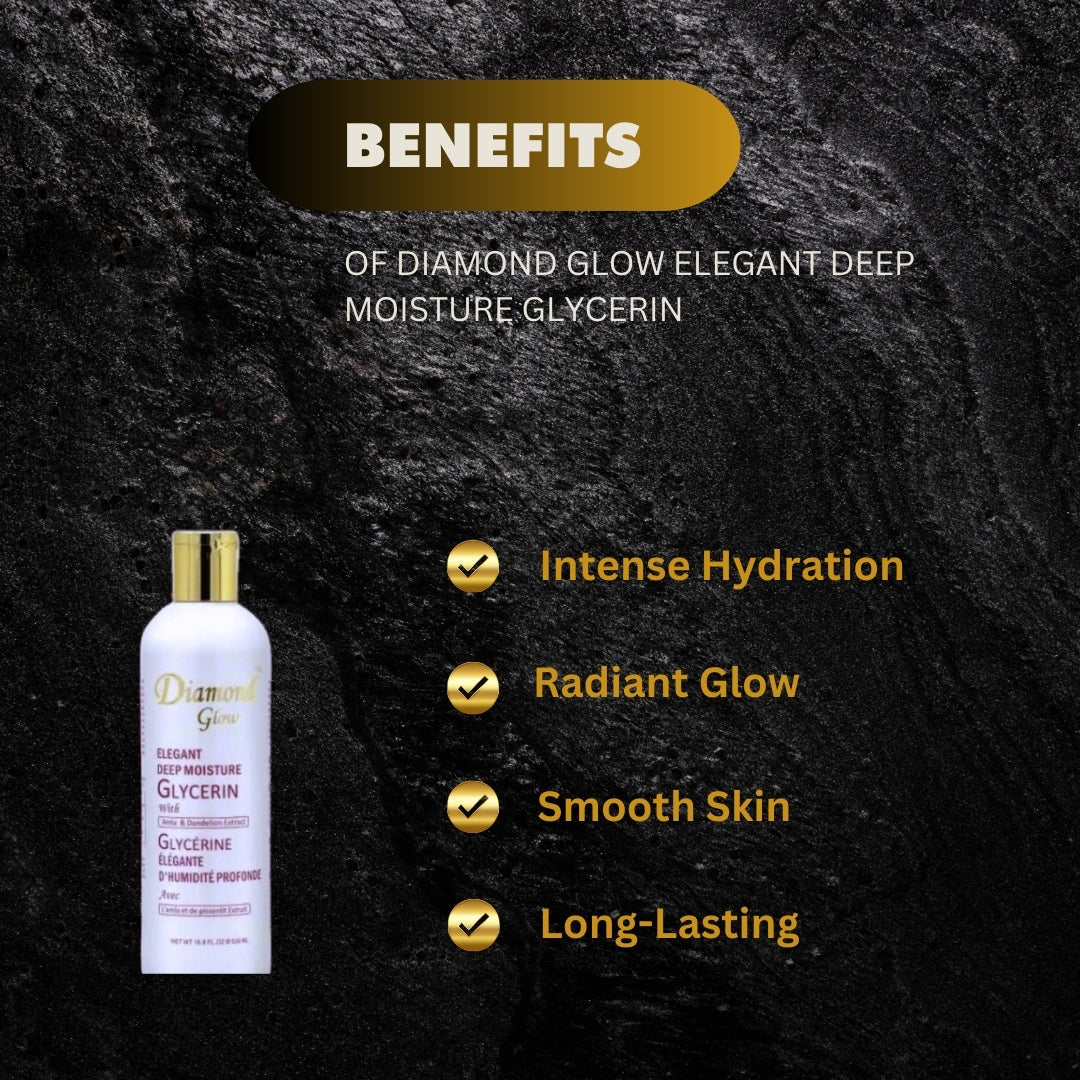 Diamond Glow Elegant Deep Moisture Glycerin 16.8oz / 500ml