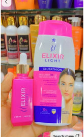 Elixir Light Dark Spot Remover 5D GLUTA SERUM SET LARGE 500ml