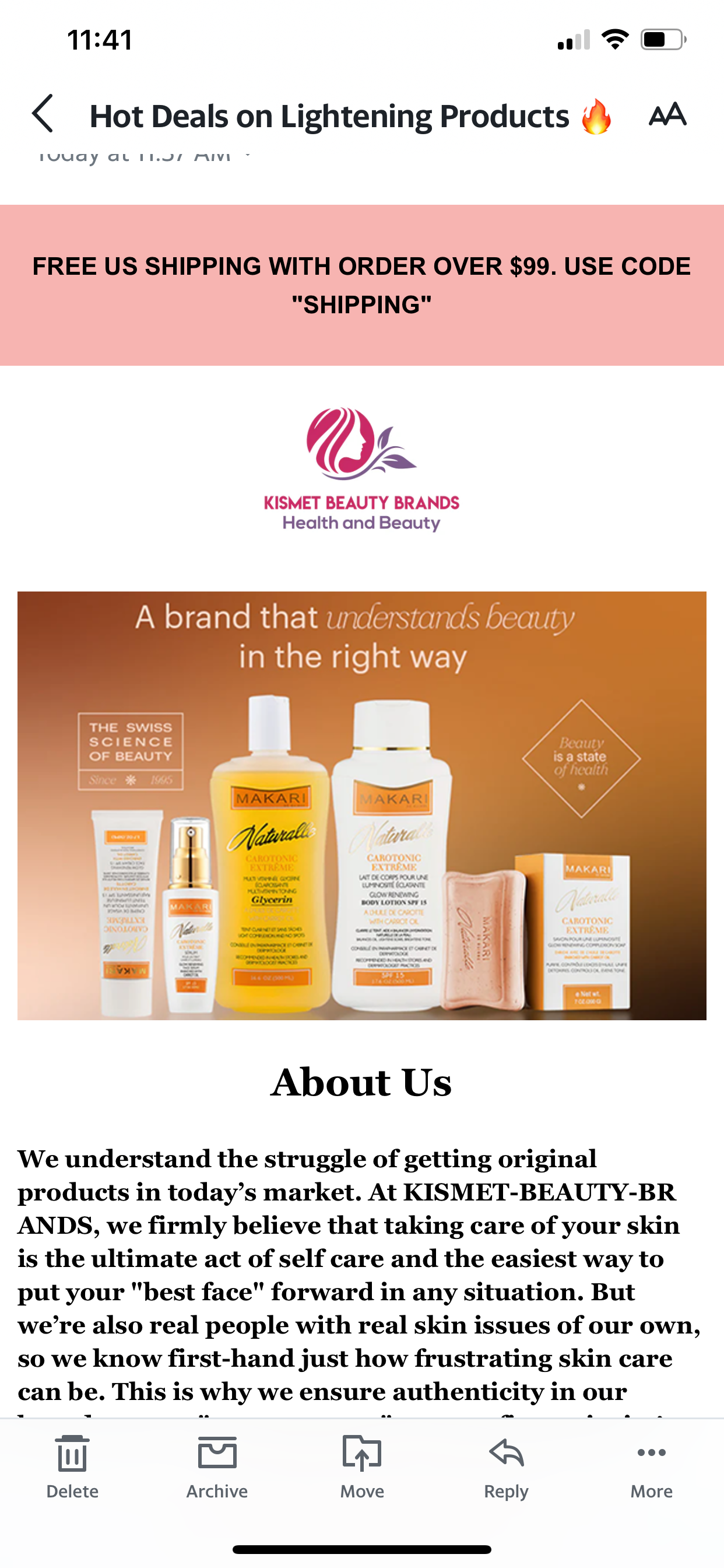 Makari Naruralle Carotonic Exfoliating Soap with Carrot Oil SPF15 7oz / 200 g Makari