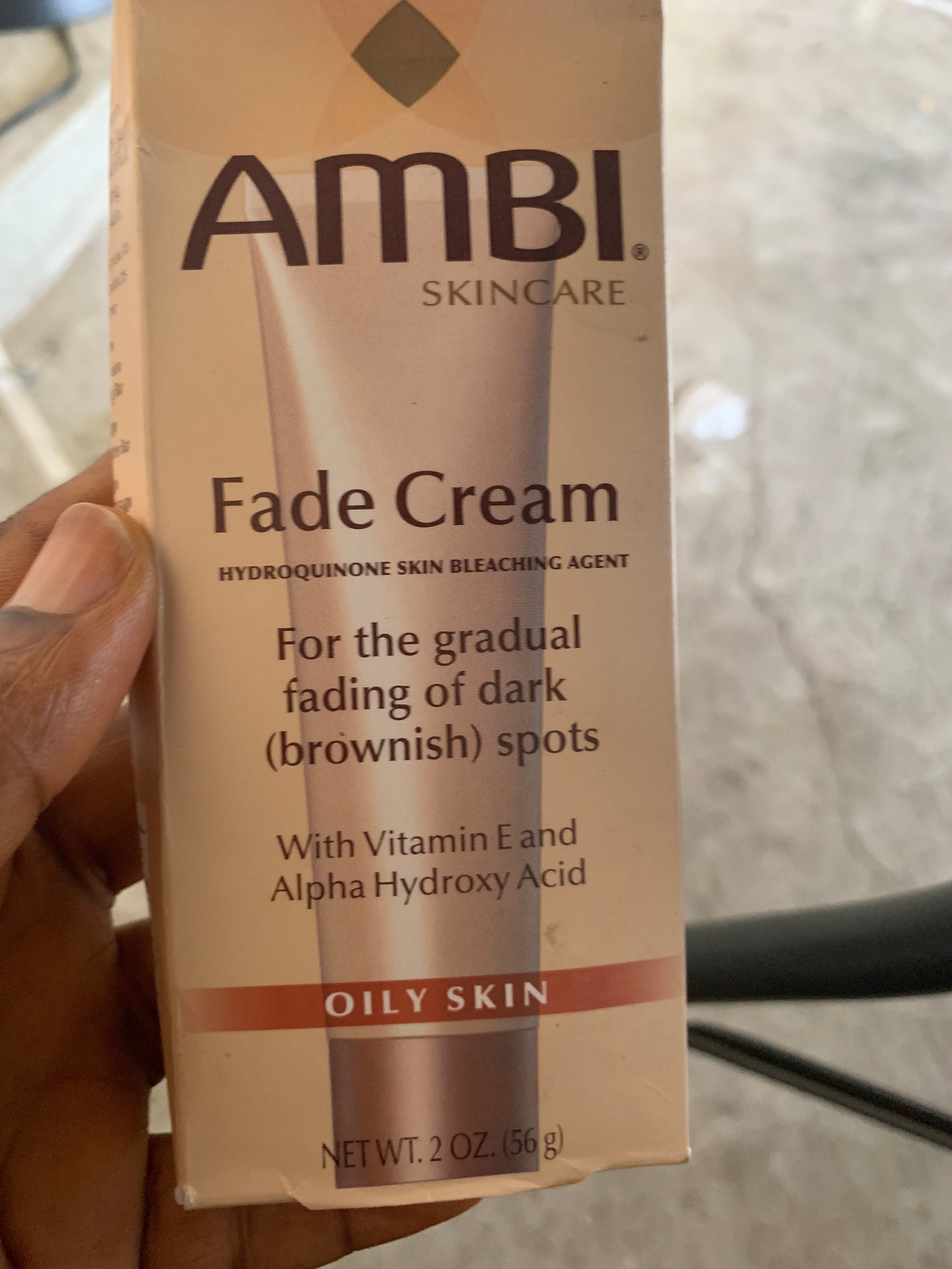 Ambi Even & Clear Fade Cream Stubborn Dark Spots 1oz | 30ml