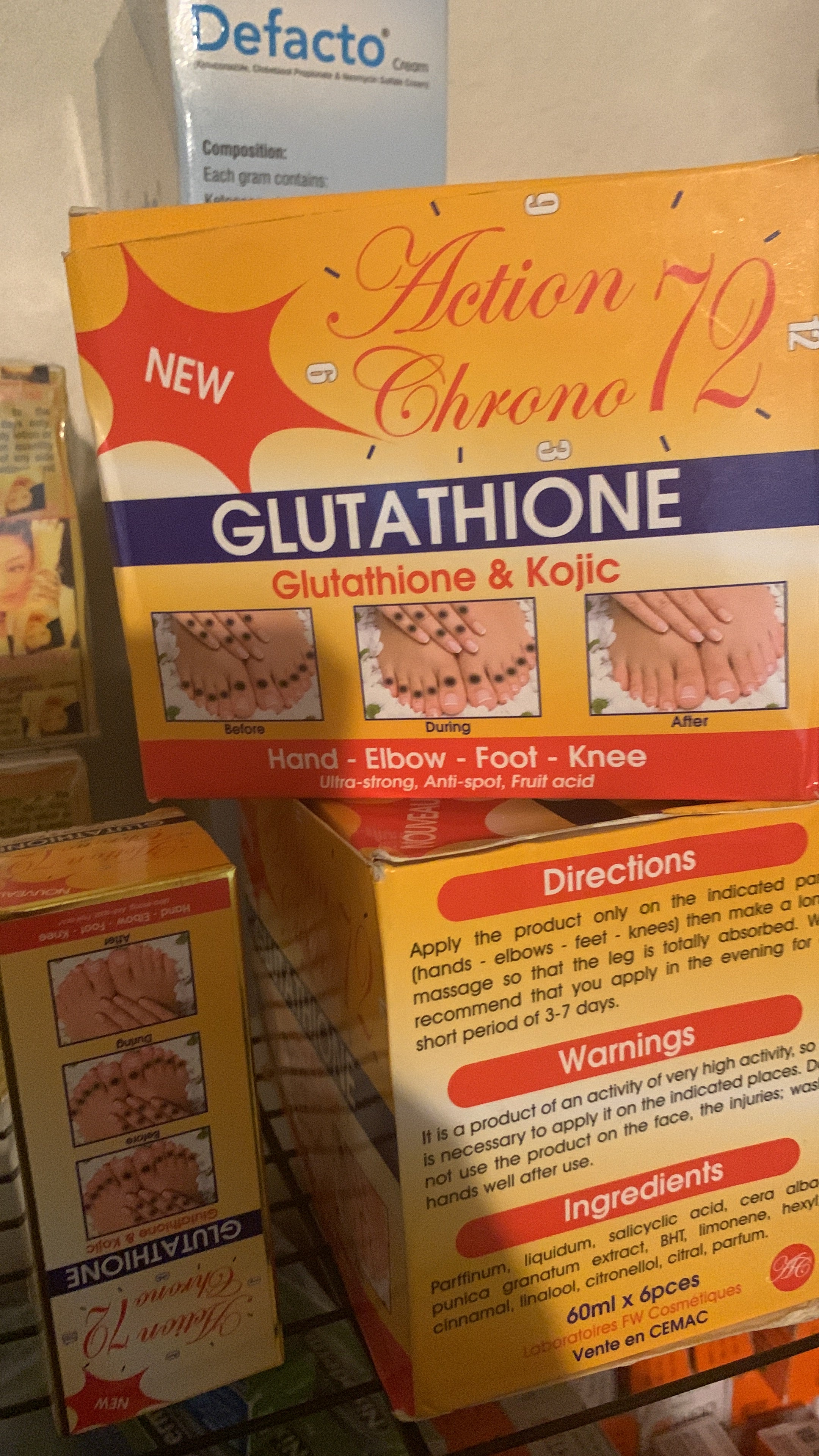 Action Chrono 72 Hrs Glutathione & Kojic Acid 60ml