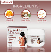 LightenUp Milk Protein Active Lightening Cream 3.4 oz / 100 ml