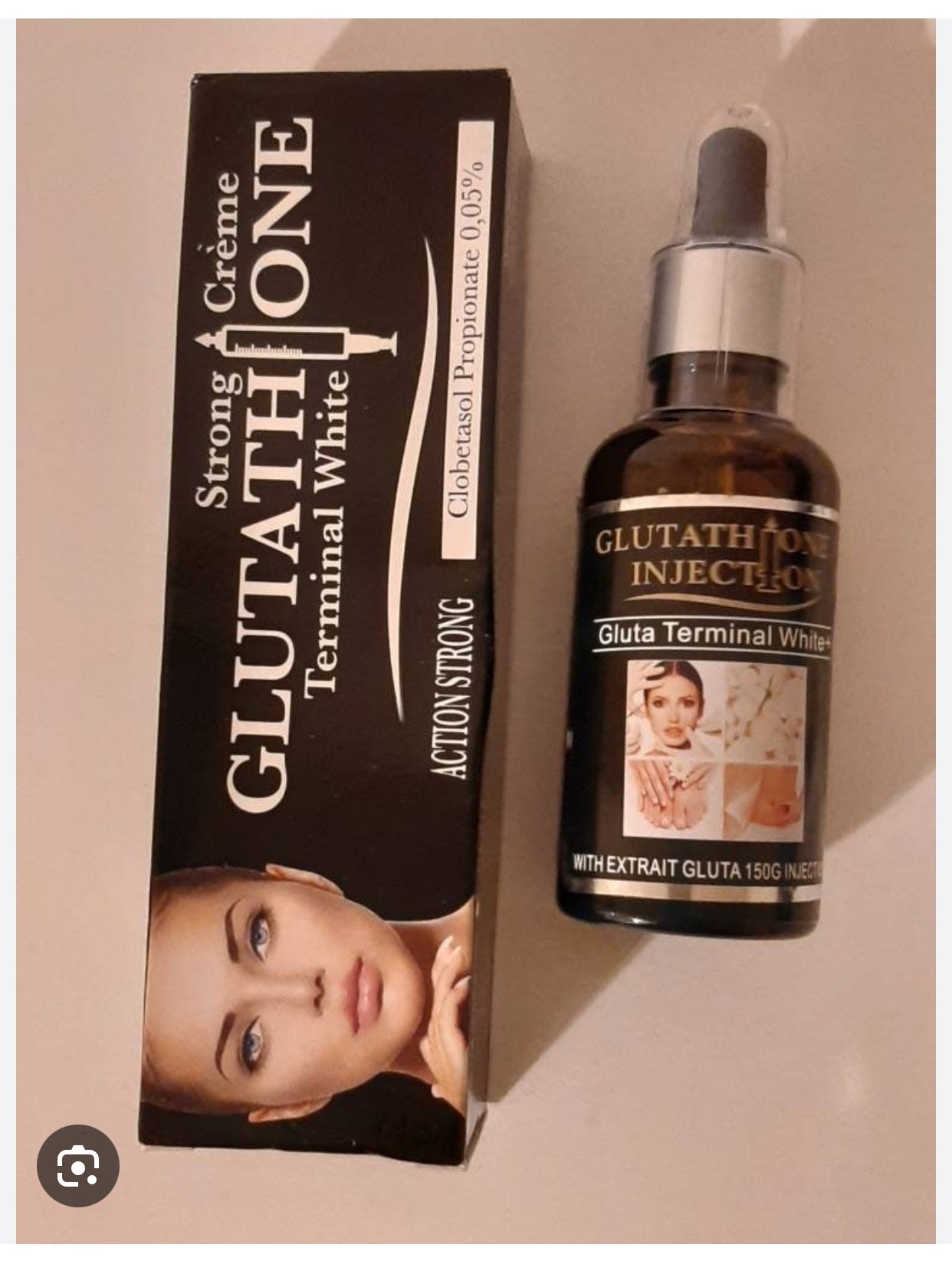 Glutathione Strong Whitening Cream Terminal White Tube Cream, Potent Cream , Dark Spots remover, Real results (2 pack)