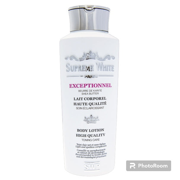 Supreme White Exceptionnel Shea Butter Body Lotion 500ml supreme white
