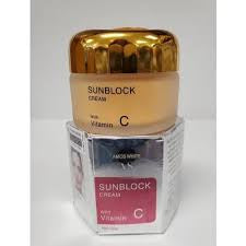 Amos white SUN BLOCK face cream (30g)