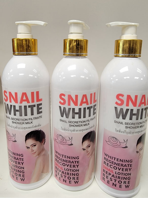 Snail white whitening body lotion +serum +soap Snail white