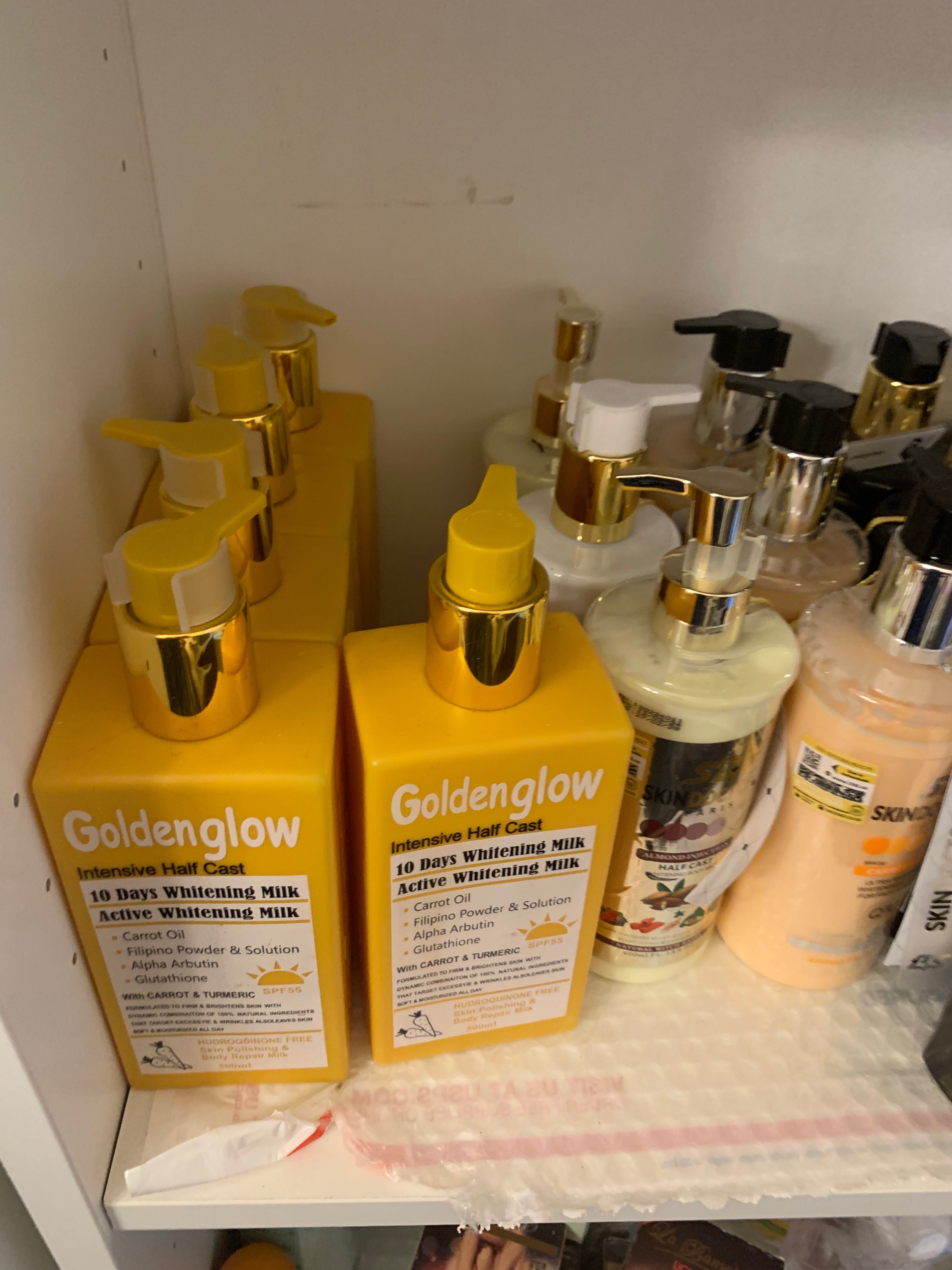 💯 Original Golden GLOW Half-C BODY lotion With Carrot & TUMERIC 500ml X 1