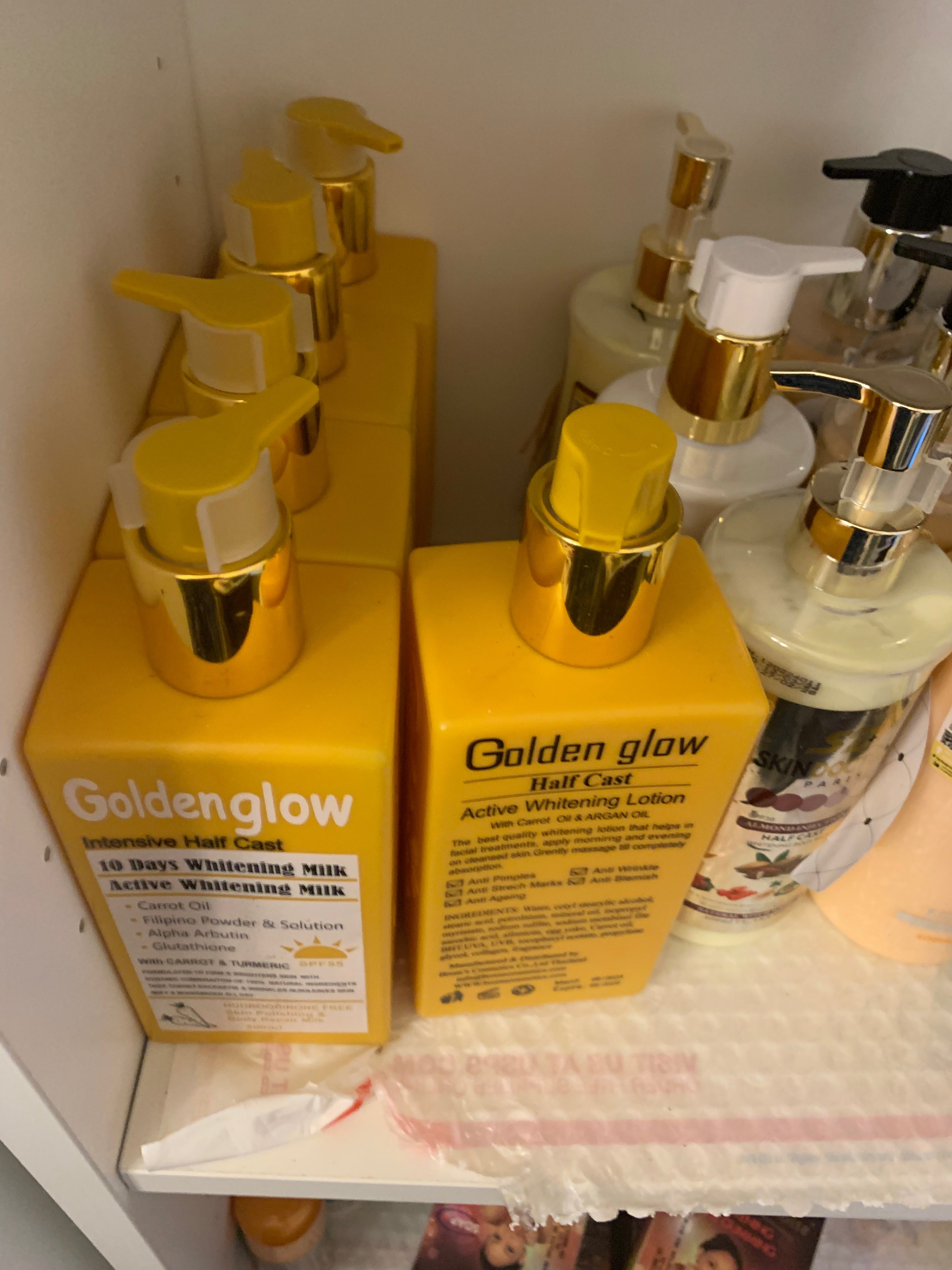 💯 Original Golden GLOW Half-C BODY lotion With Carrot & TUMERIC 500ml X 1