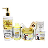 4 Pieces of Natural Skin Whitening and Moisturizing Women's Cosmetic Skin Care Set Lotion&serum&soap&face Cream