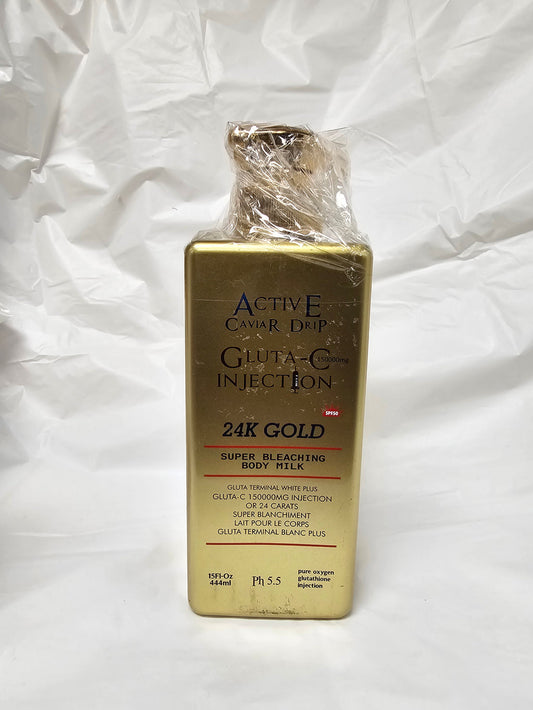 ACTIVE CAVIAR Super lotion . 24k Gold & Glutathion X 1 Spf50