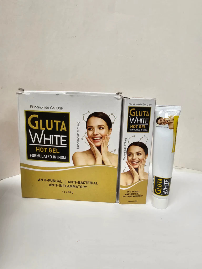 Gluta White Dark Spot Corrector cream. Fast Action with Vitamins C&E (Face, Knees, Neck, Elbows)