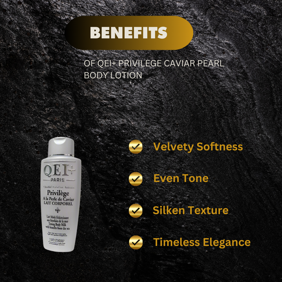 QEI+ Privilege Caviar Pearl Body Lotion 16.8 oz
