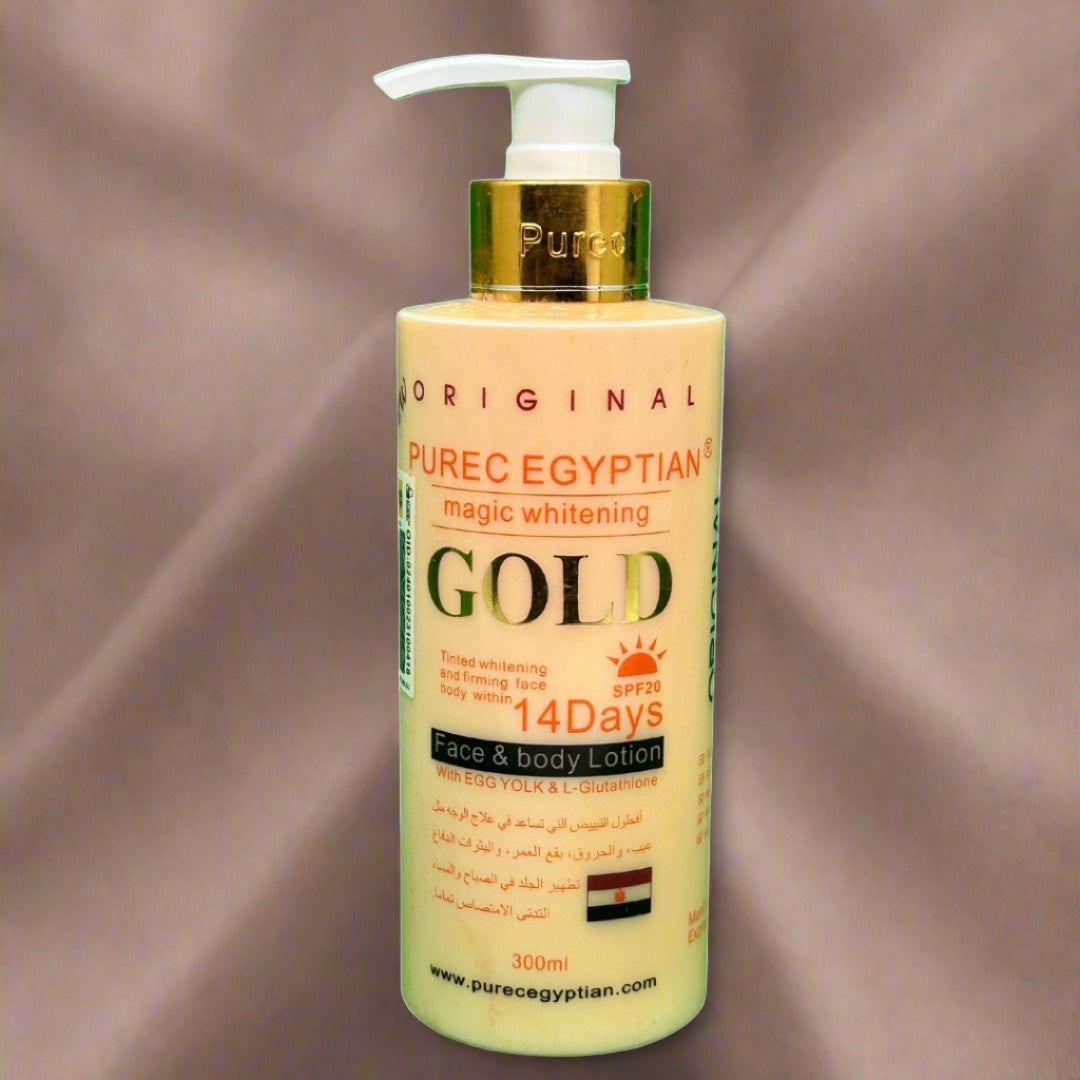 PUREC EGYPTIAN GOLD MAGIC WHITENING LOTION - Kismet Beauty Brands PUREC EGYPTIAN GOLD MAGIC WHITENING LOTION - Kismet Beauty Brands