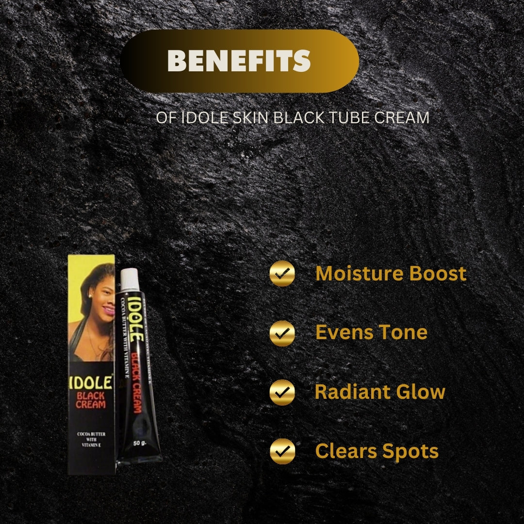 Idole Skin Lightening Black Tube Cream 1.76 oz / 50 g