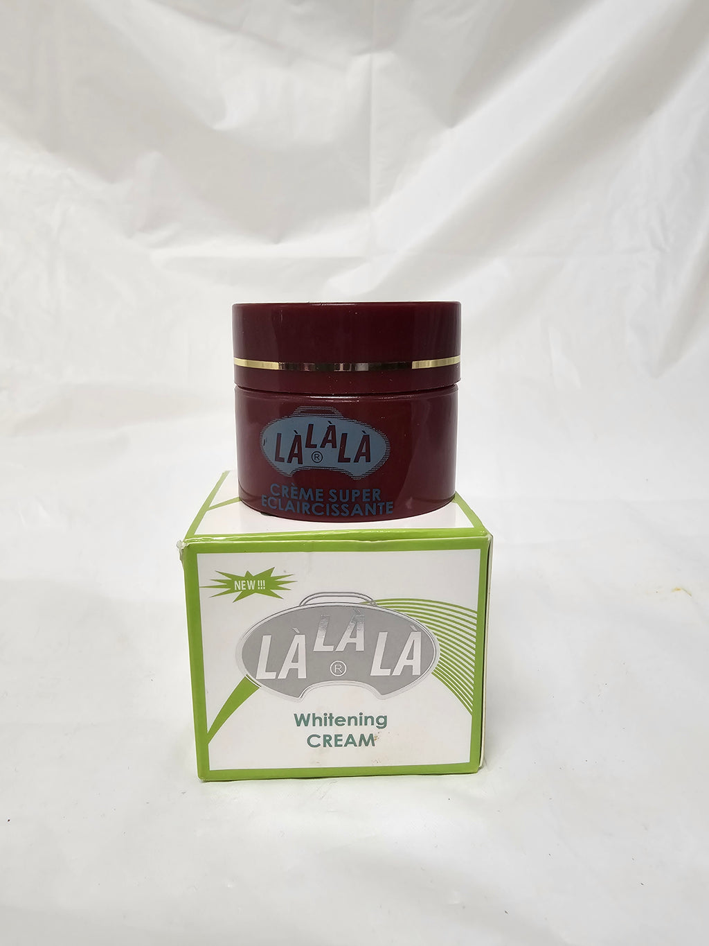 LA LA LA(Green Box) Fast Action Whitening Jar Cream 0.83 oz / 25gr