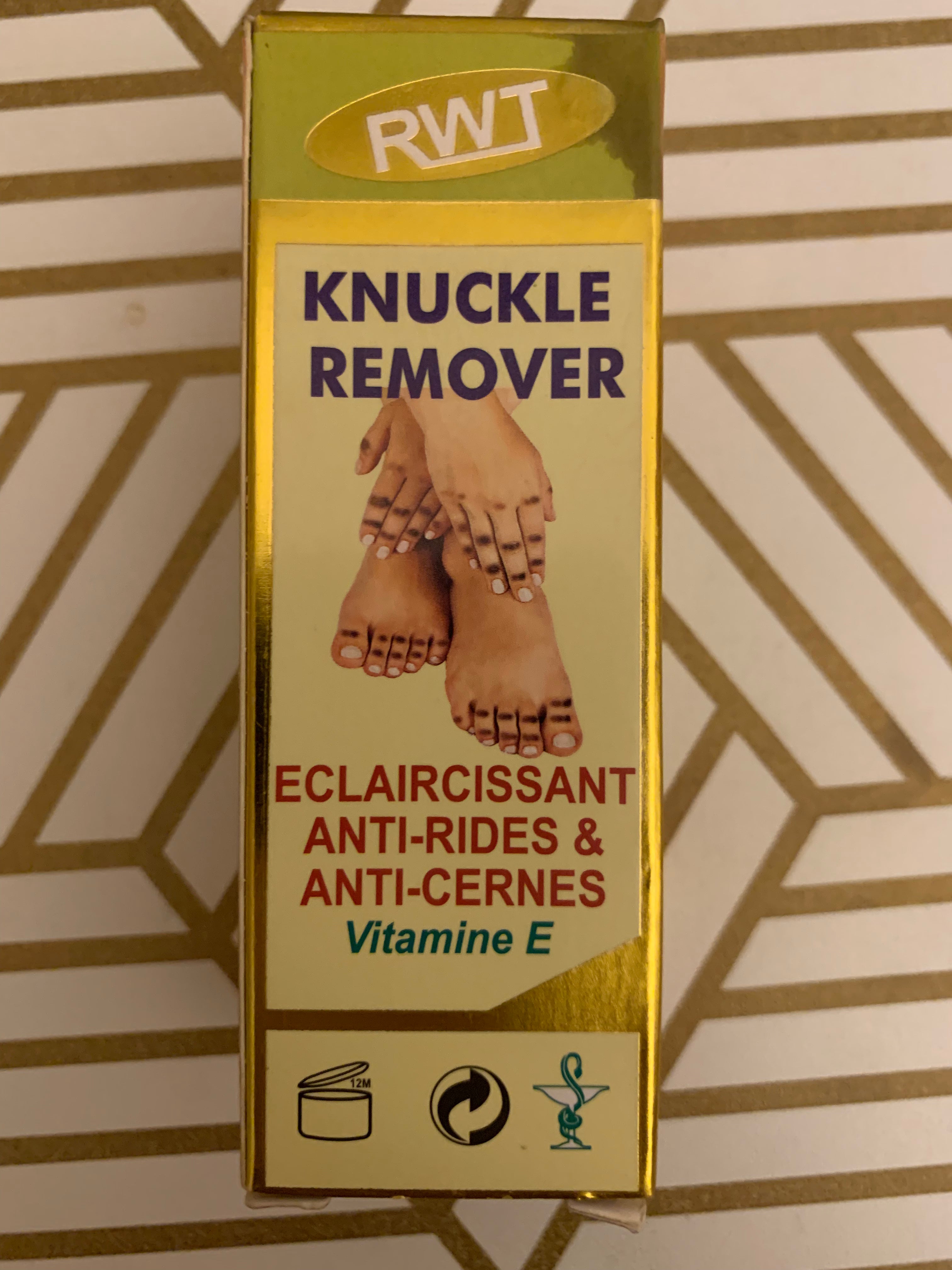 RWT knuckles Remover dark knuckles elbow feet remover 5 Days actions Real results