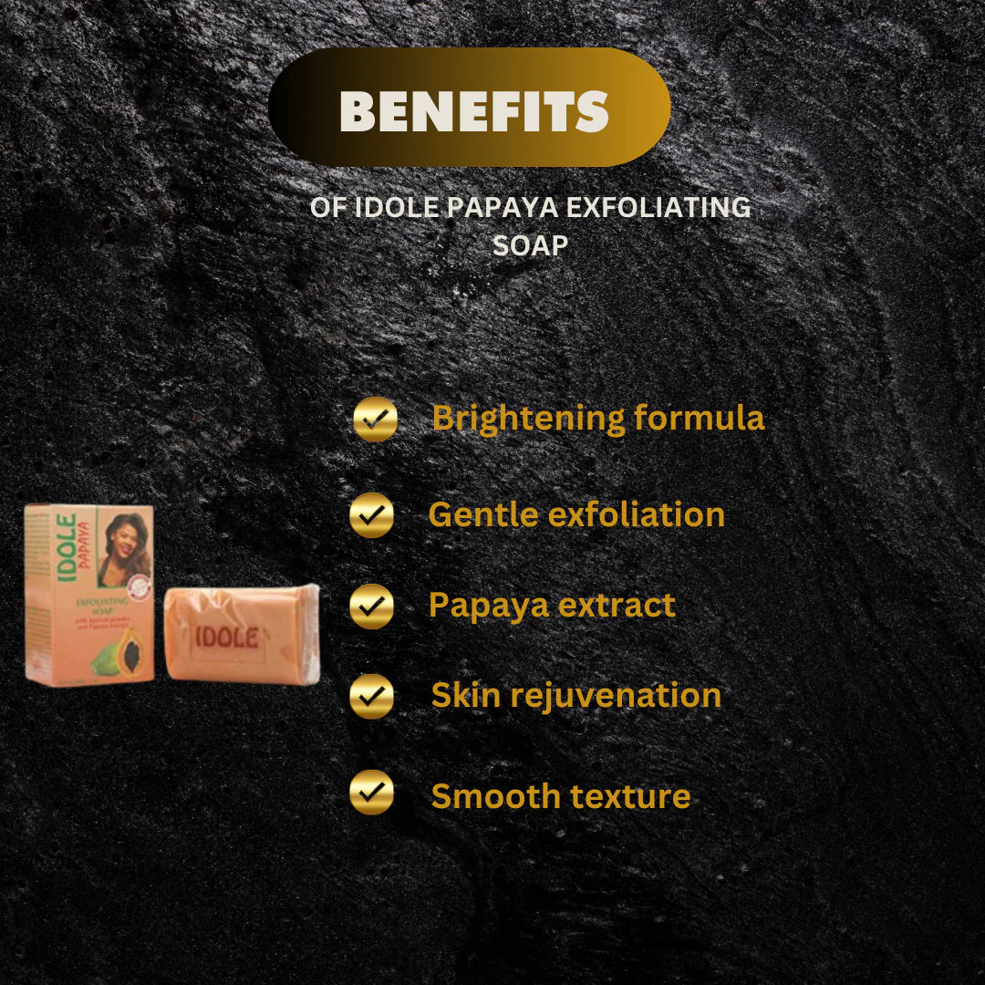 Idole Papaya Exfoliating Soap 7oz / 200g