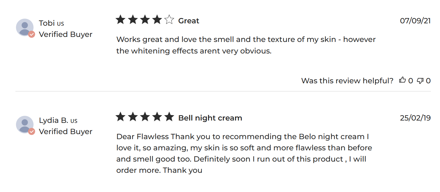 Belo Essentials Night Therapy Whitening Vitamin Cream 50g