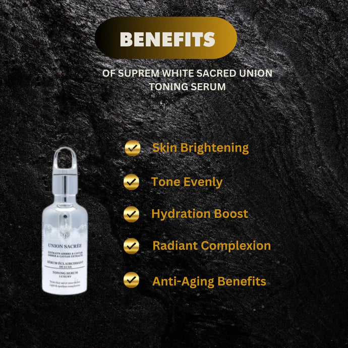 Supreme White Union Sacree Toning Serum 1.7oz