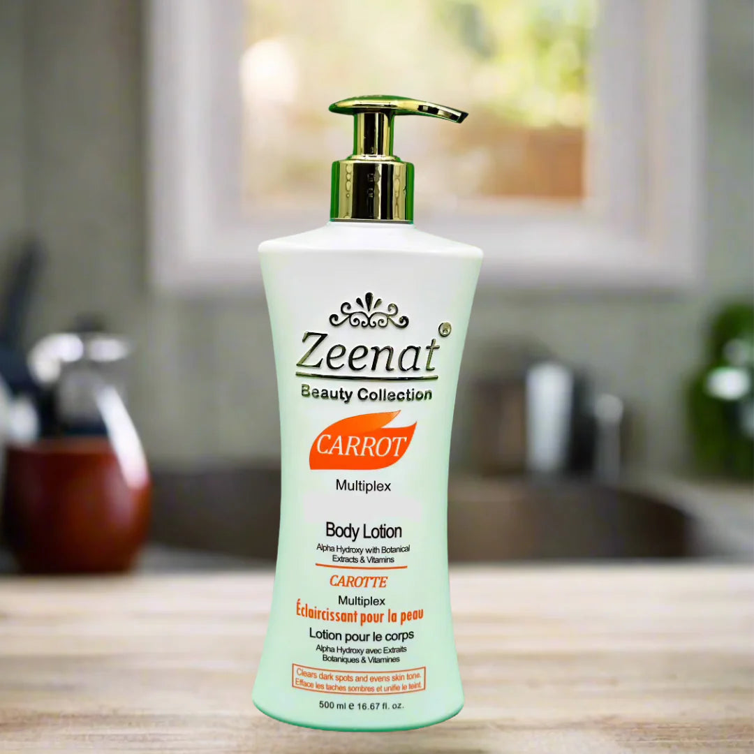 Zeenat Carrot Multiplex Skin Brightening Body Lotion 500ml