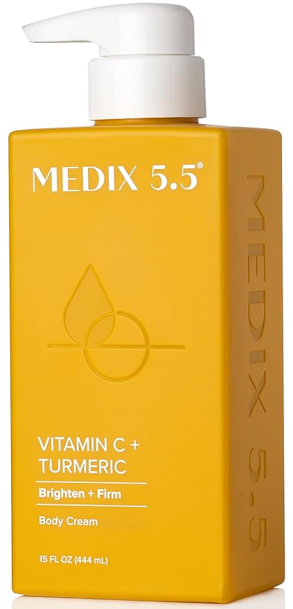 MEDIX 5.5 Vitamin C Cream Face Lotion & Body Lotion Moisturizer 15 oz ( 444 ml )