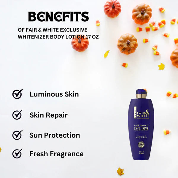 Fair & White Exclusive Whitenizer Lotion 17 oz / 500 ml