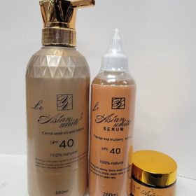Asian White Snail Mucin And Niacinamide Lotion (Spf40) 500ml +oil & face cream Asian white