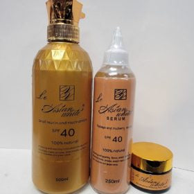 Asian White Snail Mucin And Niacinamide Lotion (Spf40) 500ml +oil & face cream Asian white