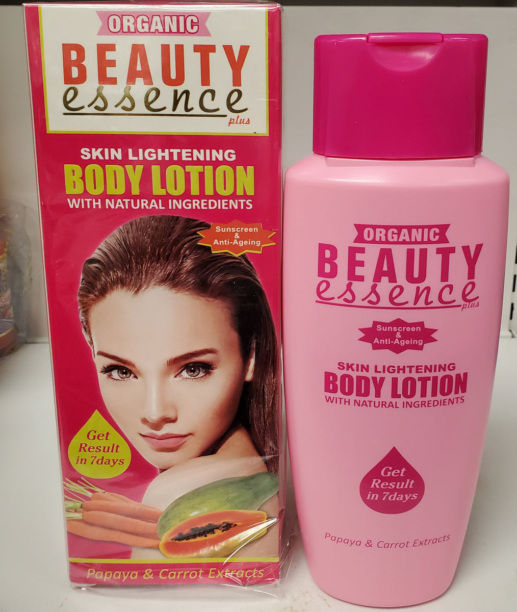 BEAUTY ESSENCE SKIN LIGHTENING BODY LOTION WITH NATURAL Kismet Beauty Brands
