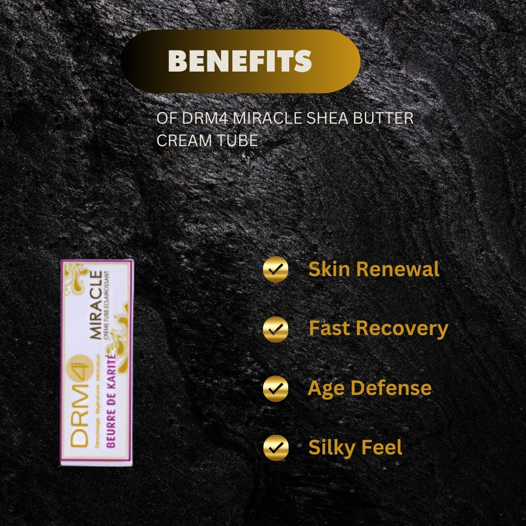 DRM4 MIRACLE Shea Butter Lightneing Cream Tube 50ml / 1.7oz